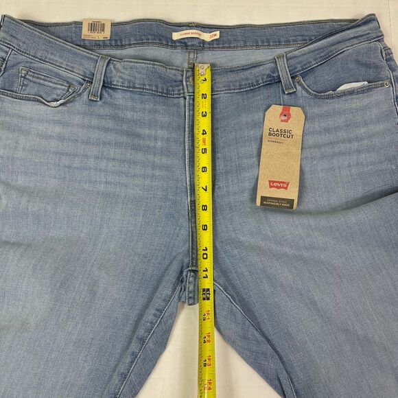 Levi's Womens Classic Bootcut Hypersoft Sculpt Stretch Jeans Size 22W Western - Picture 7 of 9